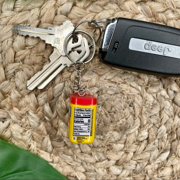 Old Bay Keychain | Handmade | Mini Brands | Quirky | Fun | NWOT - Picture 11 of 15
